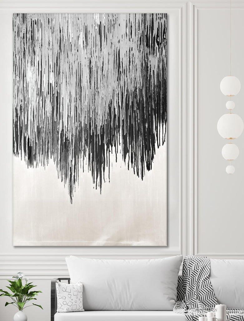 Stained Shower II par Daleno Art sur GIANT ART - abstrait blanc abstrait 
