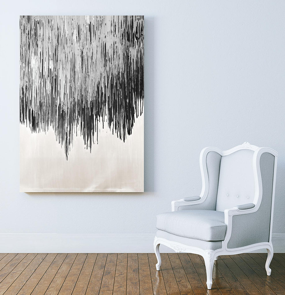 Stained Shower II par Daleno Art sur GIANT ART - abstrait blanc abstrait 