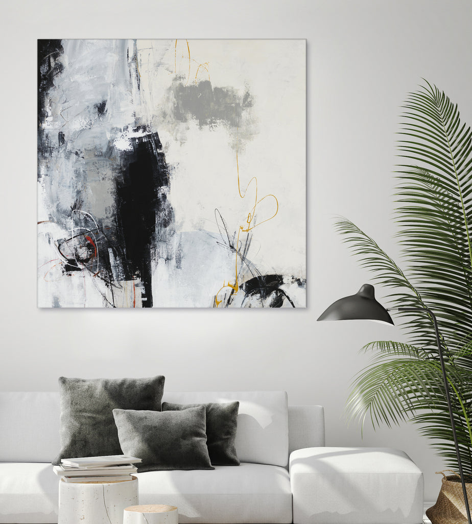 Center of the Mind by Daleno Art on GIANT ART - grey abstract
