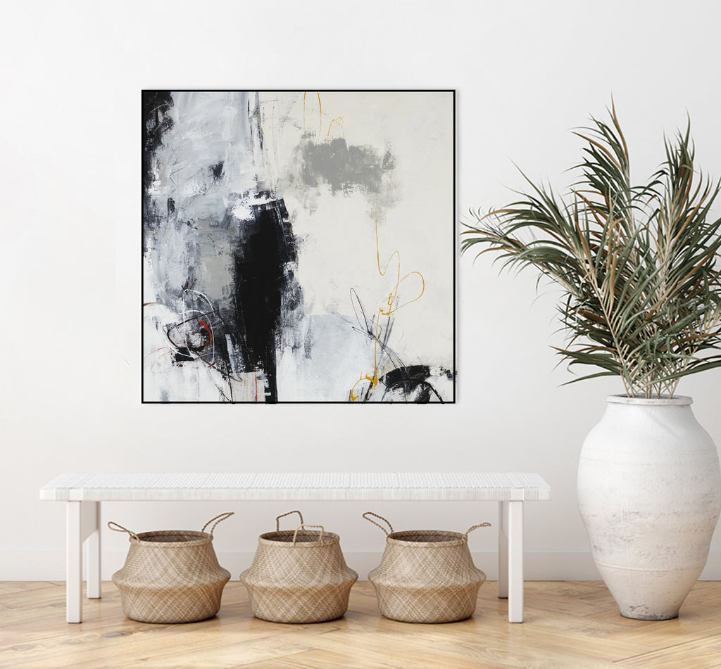 Center of the Mind by Daleno Art on GIANT ART - grey abstract