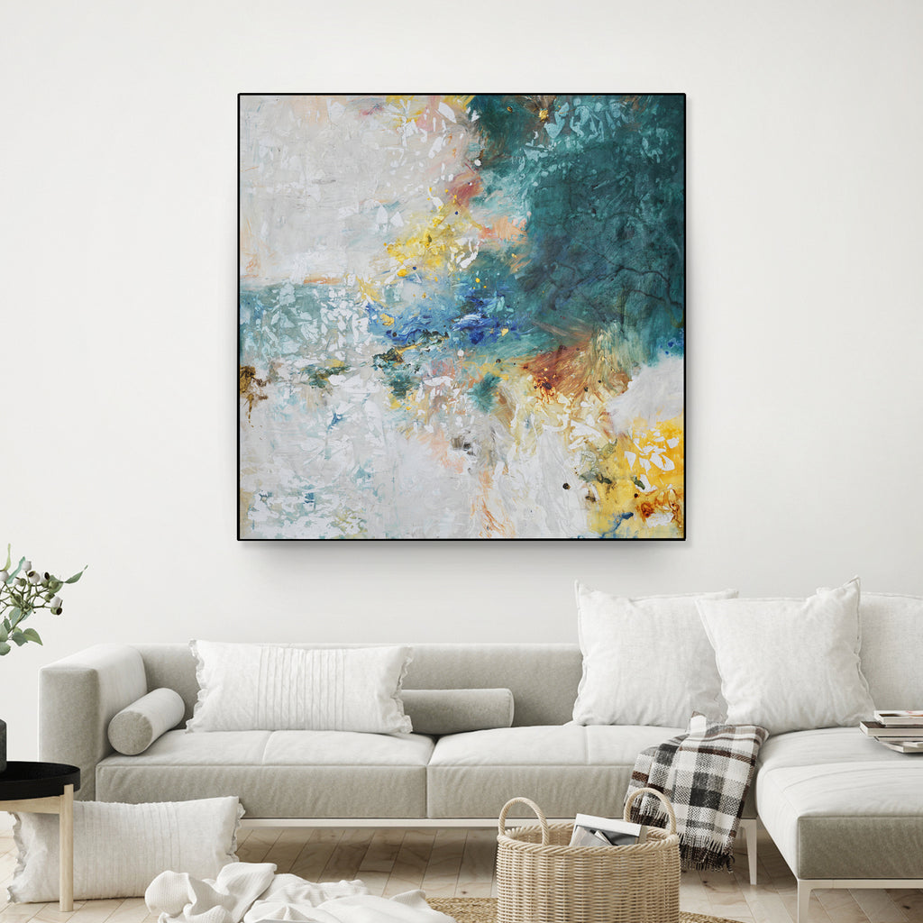 Basker by Daleno Art on GIANT ART - orange abstract