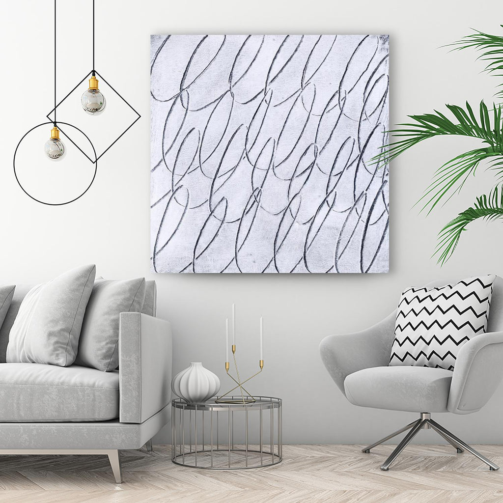 Contemplating Style by Daleno Art on GIANT ART - white abstract scrible wibble