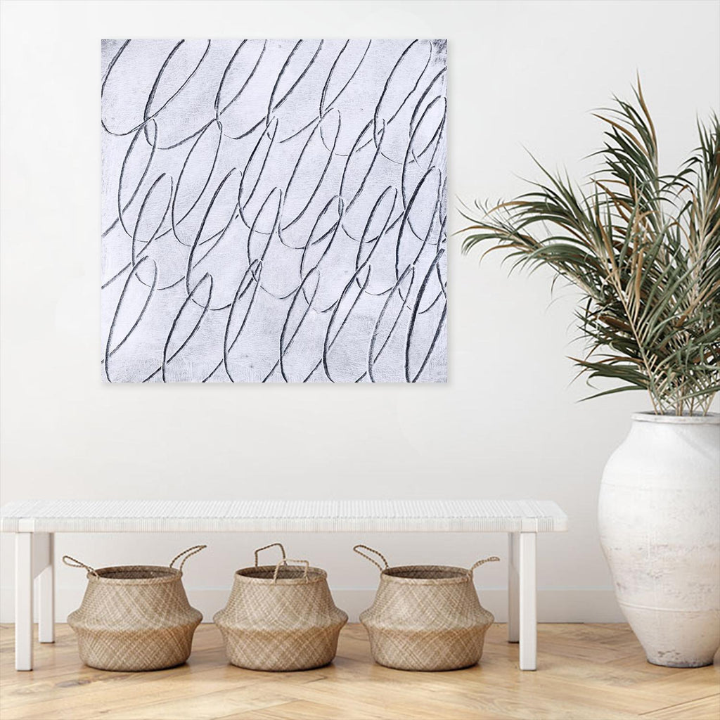 Contemplating Style by Daleno Art on GIANT ART - white abstract scrible wibble