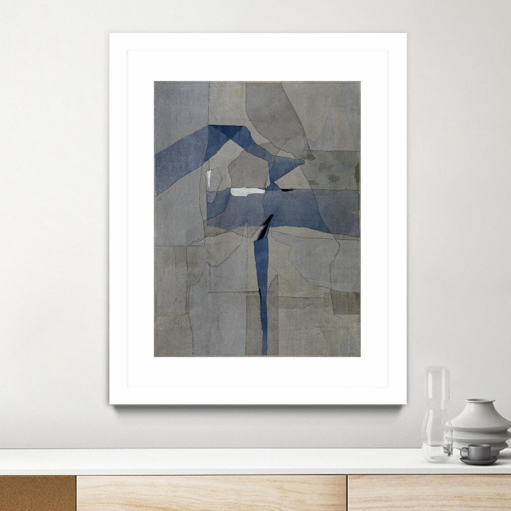 Casse-tête de survivant par Daleno Art sur GIANT ART - abstrait abstrait bleu 