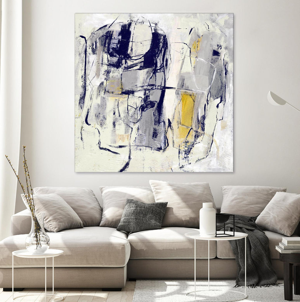 Dream Wrestling by Daleno Art on GIANT ART - blue abstract abstrait