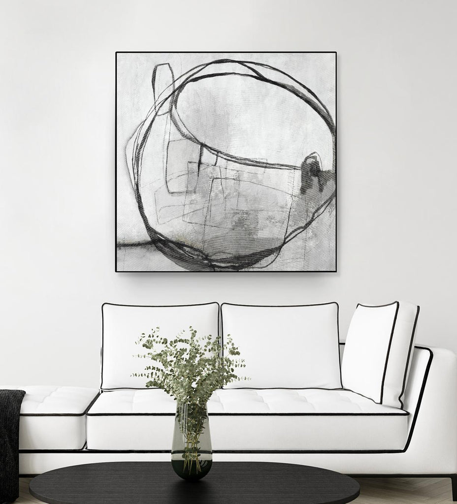 Lucent Sphere par Daleno Art sur GIANT ART - cercle noir et blanc