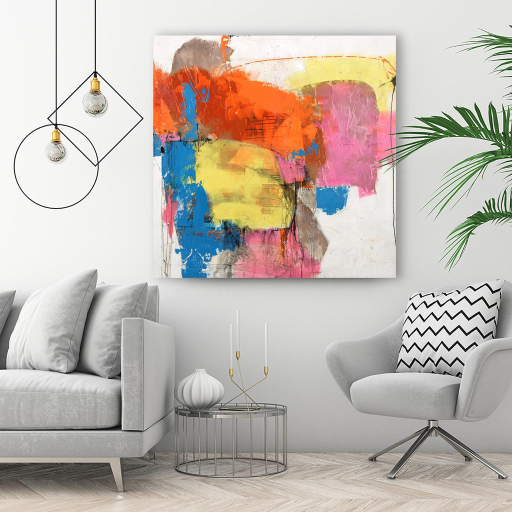 End of Time by Daleno Art on GIANT ART - orange abstract
