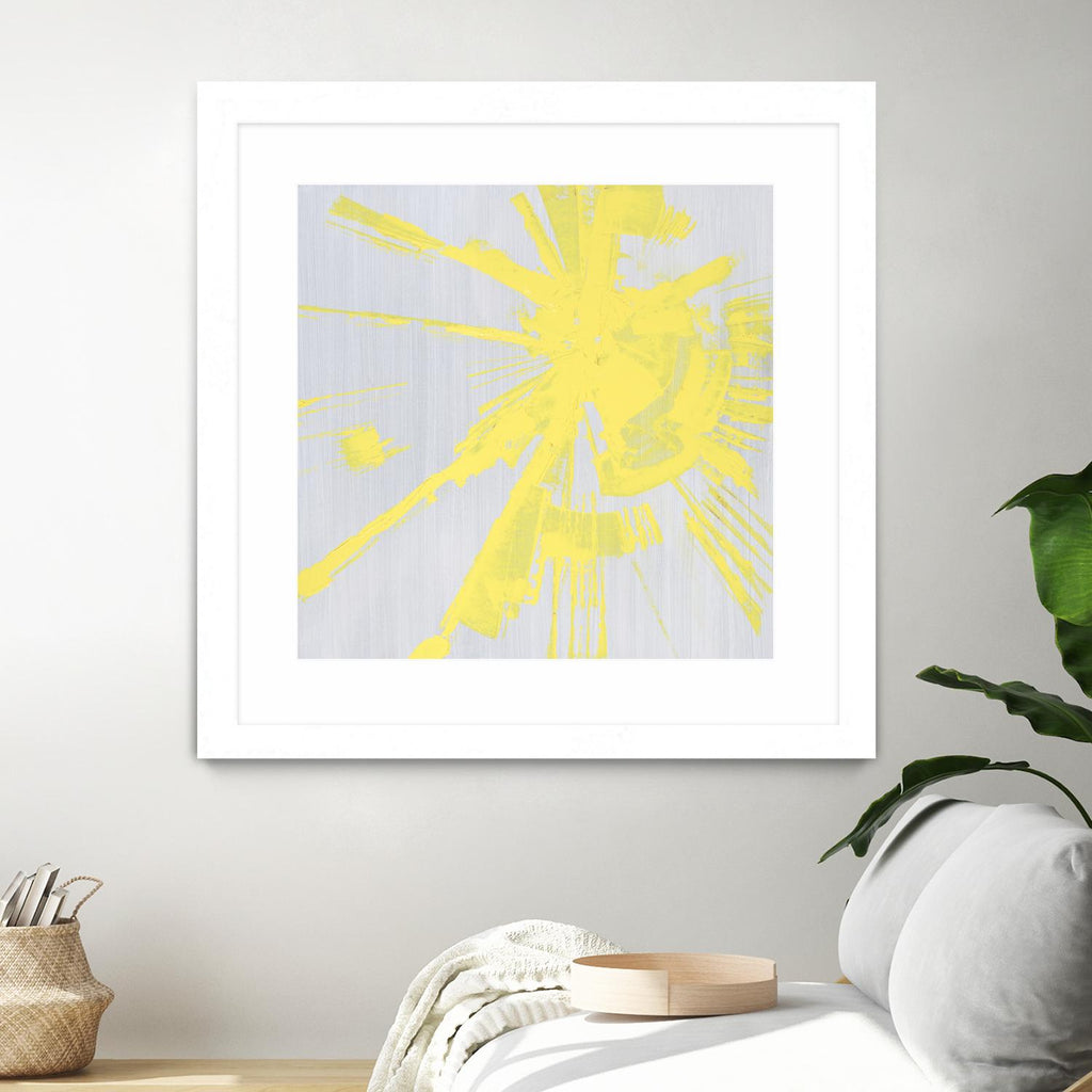 Holiday Festivities I by Daleno Art on GIANT ART - yellow abstract