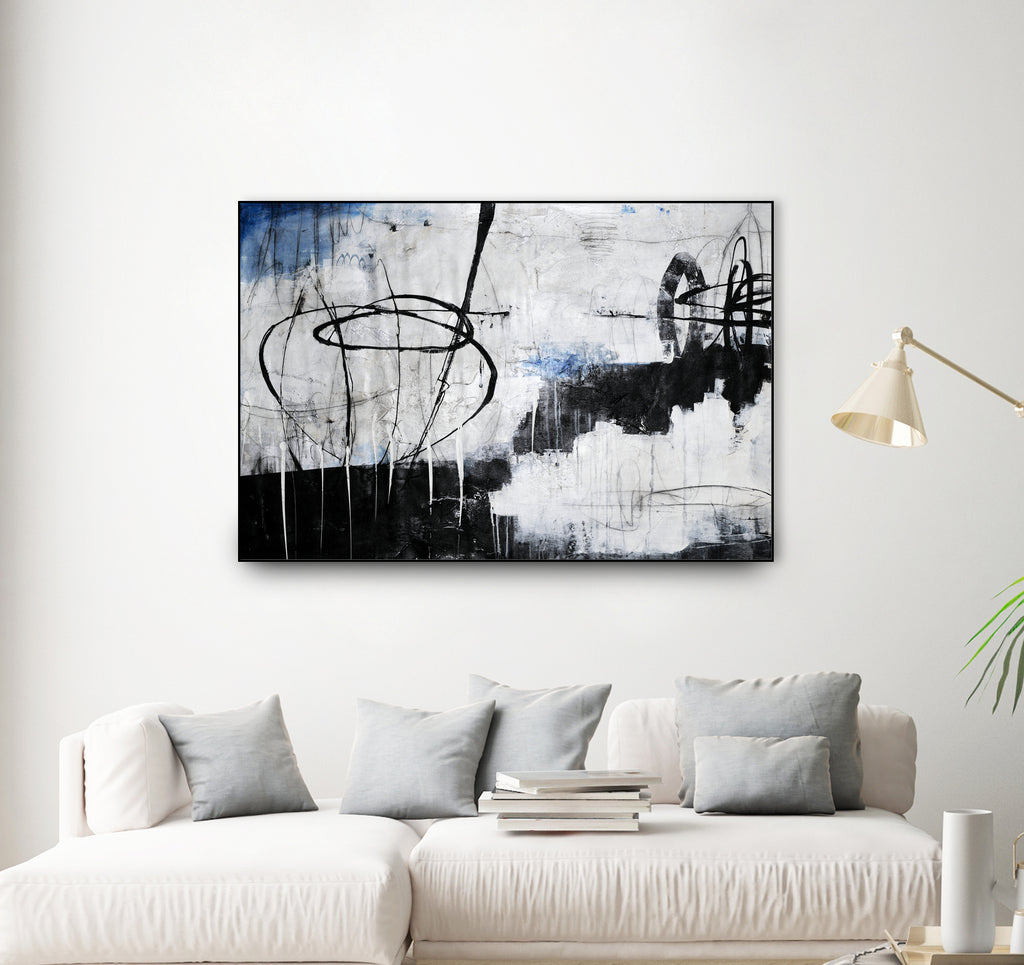 About That Twirl by Daleno Art on GIANT ART - black abstract