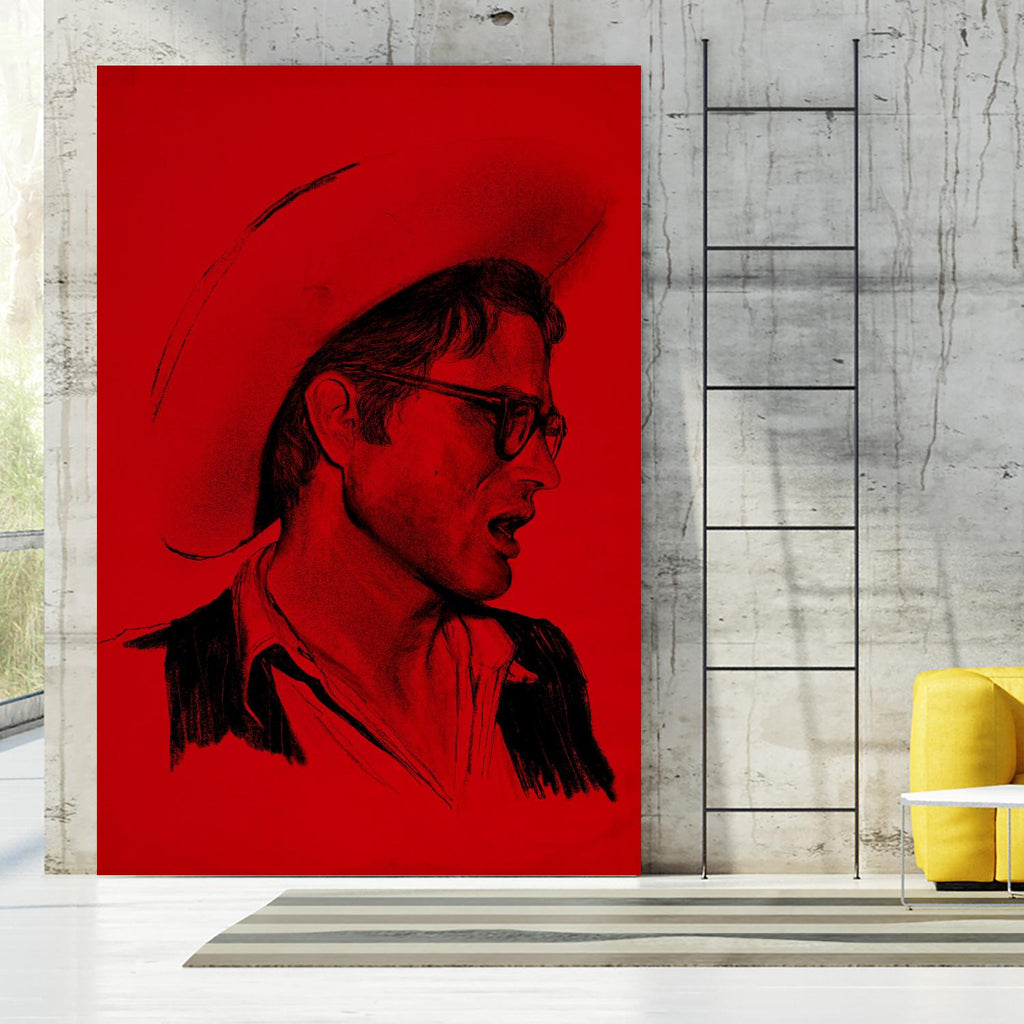 James Dean by Arassay Hilario on GIANT ART - red digital james dean