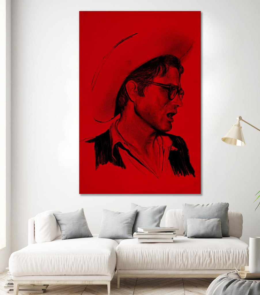 James Dean by Arassay Hilario on GIANT ART - red digital james dean