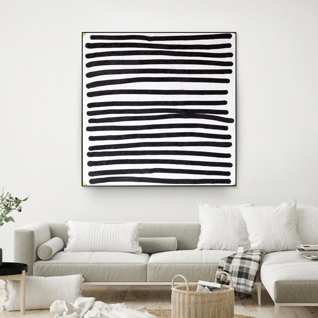 Pattern 3 of 16 par Kent Youngstrom sur GIANT ART - linéaire noir et blanc