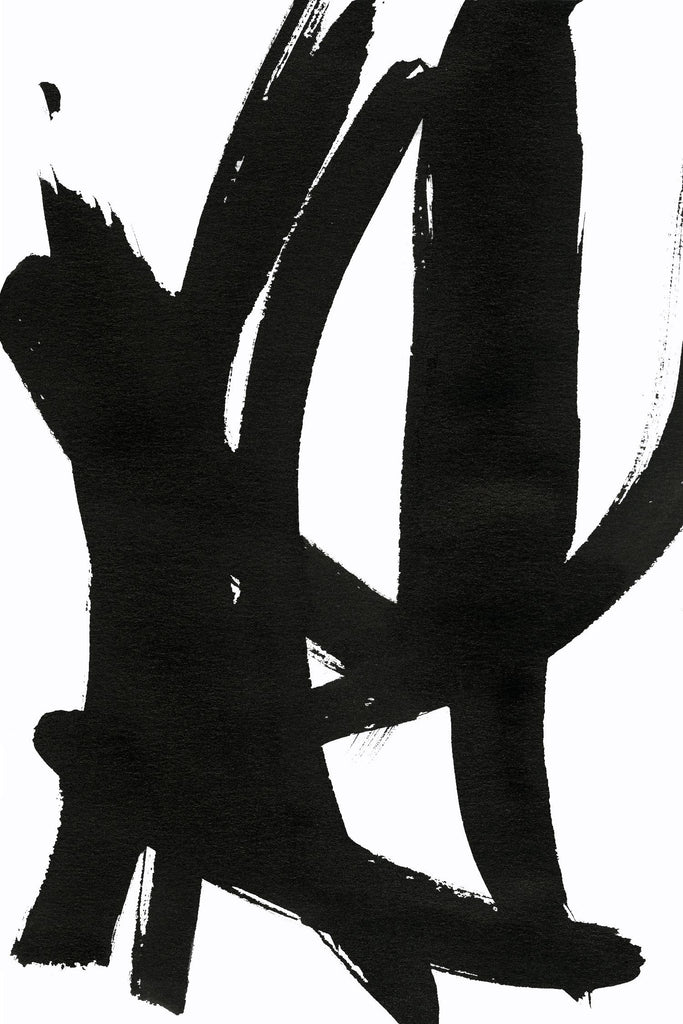 Composition en noir et blanc 7 par THE Studio sur GIANT ART - blanc abstrait