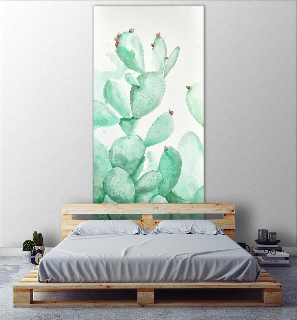 Turquoise Desert 2 par Allyson Fukushima sur GIANT ART - floral vert