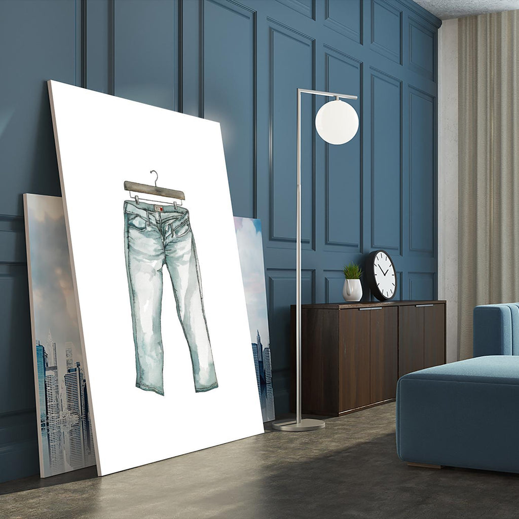 Wearables 2 par NM Studio sur GIANT ART - mode figurative bleue
