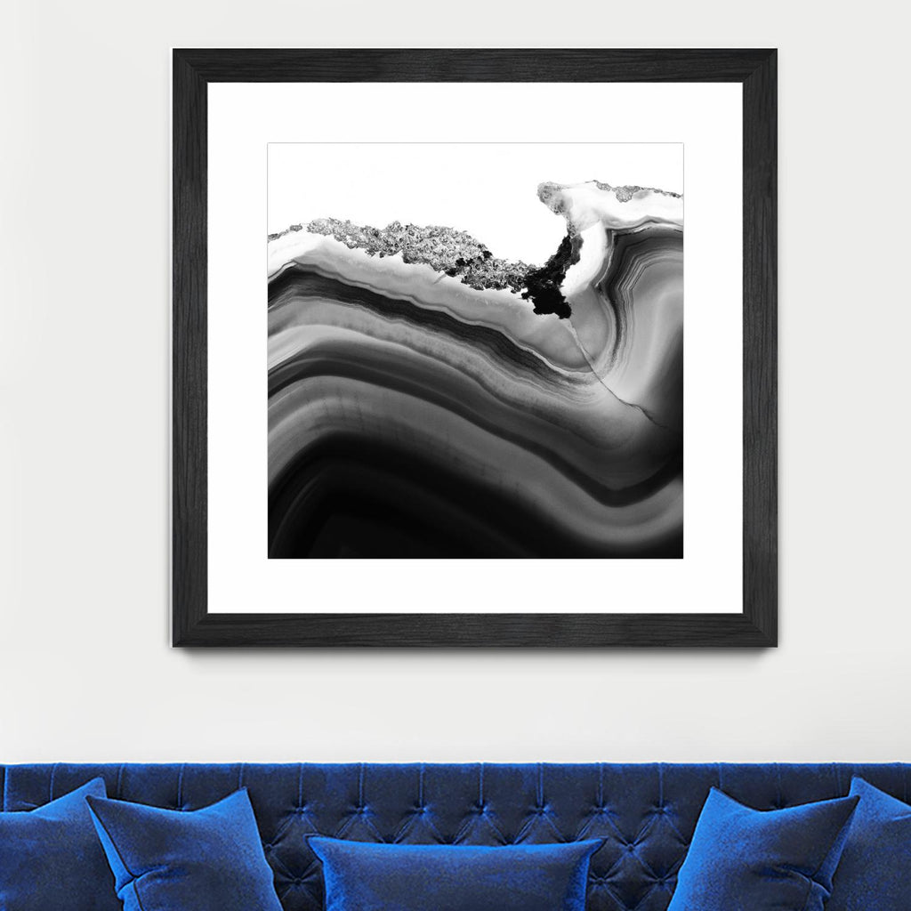 Grey Agate B par THE Studio sur GIANT ART - art photo noir