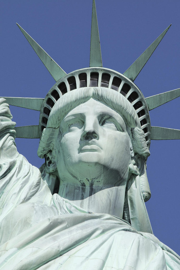 Statue of Liberty 3 de Lillis Werder sur GIANT ART - art photo bleu