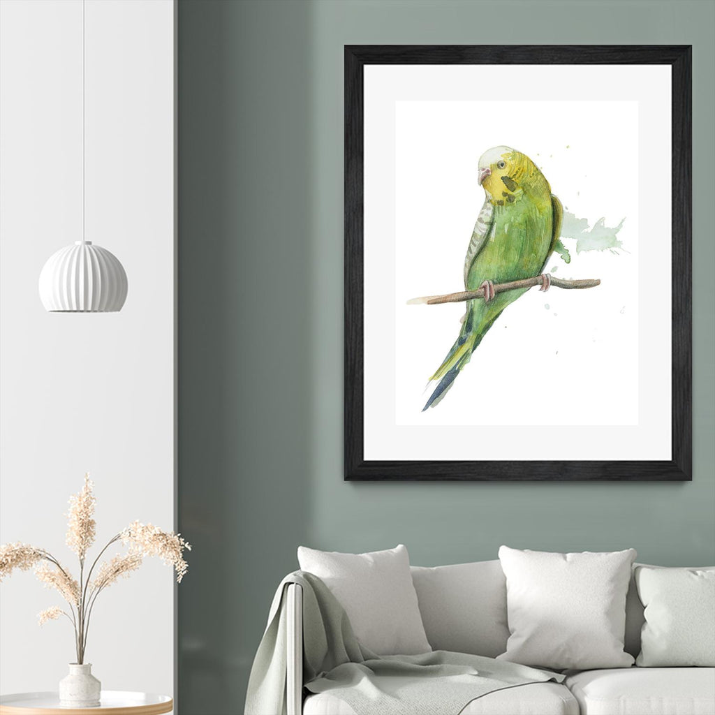 Bird 2 by Harvey, Brenna Harvey on GIANT ART - green animal bird