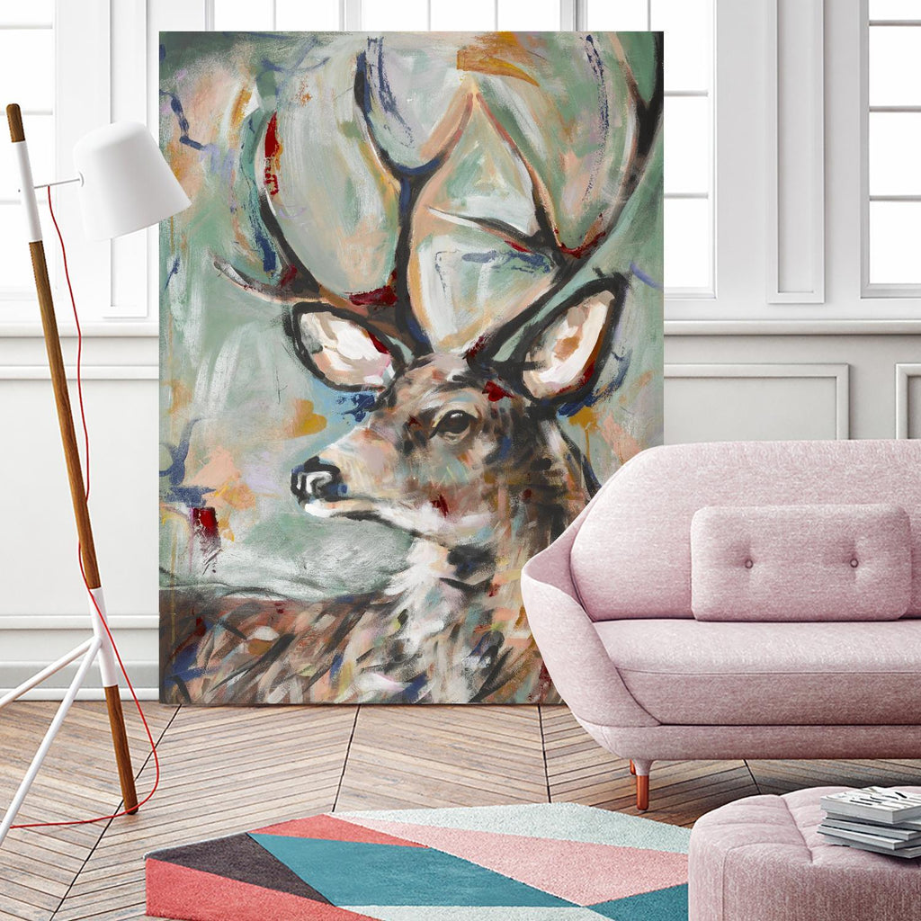 Buck par STA Studio sur GIANT ART - beige animaux sauvages