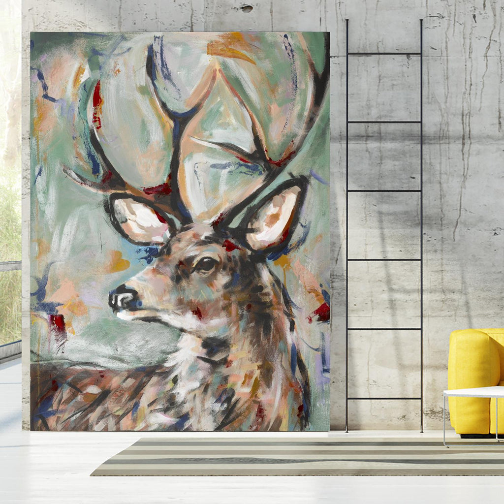 Buck par STA Studio sur GIANT ART - beige animaux sauvages