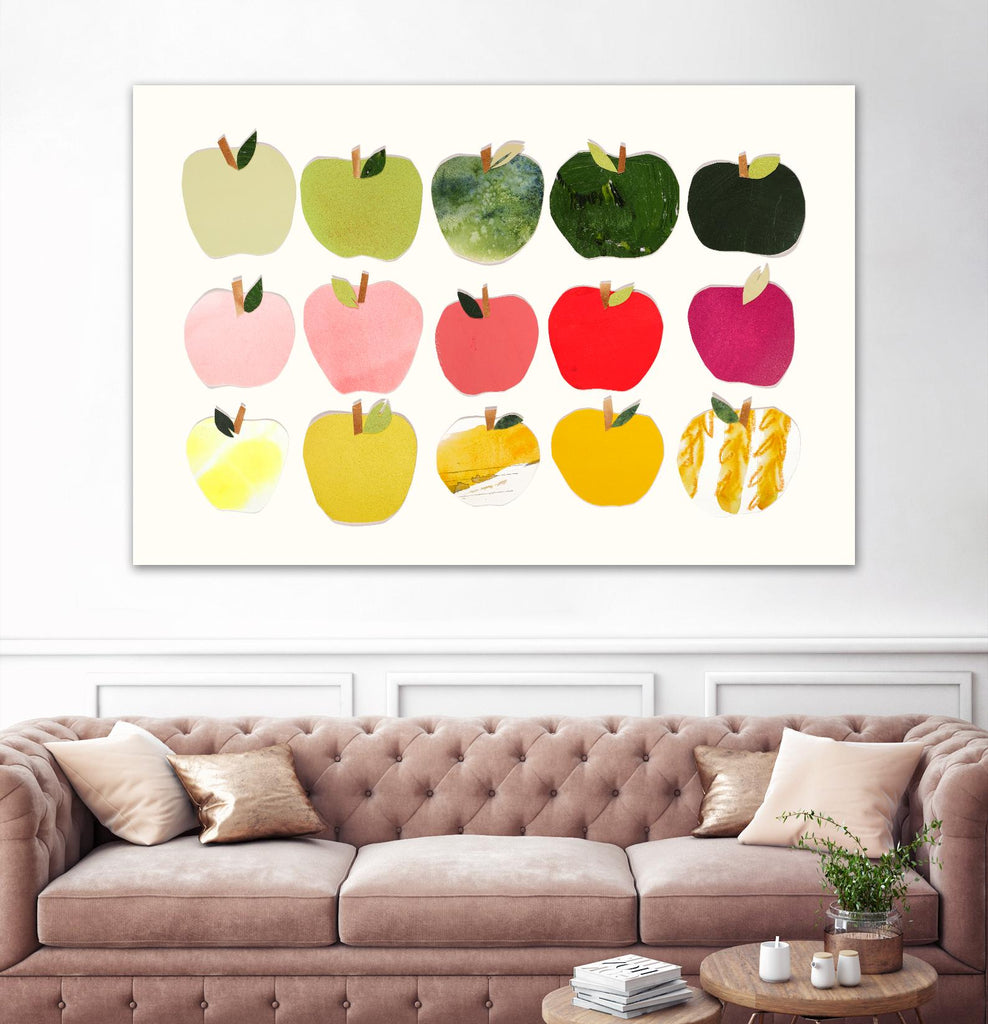 Apples to Apples by Emma Jones on GIANT ART - white still life