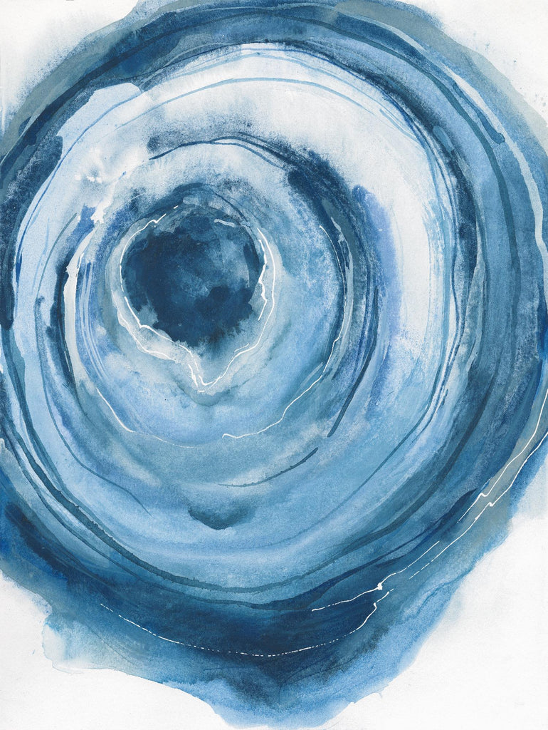 Aquarelle Geode III de Chris Paschke sur GIANT ART - abstrait blanc