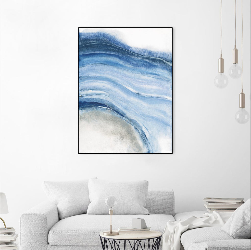 Aquarelle Geoge IV de Chris Paschke sur GIANT ART - abstrait blanc