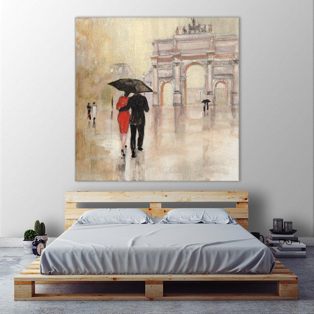 Romantic Paris II par Julia Purinton sur GIANT ART - beige vie quotidienne