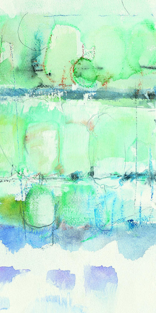 North Shore Panel III par Mike Schick sur GIANT ART - abstrait turquoise