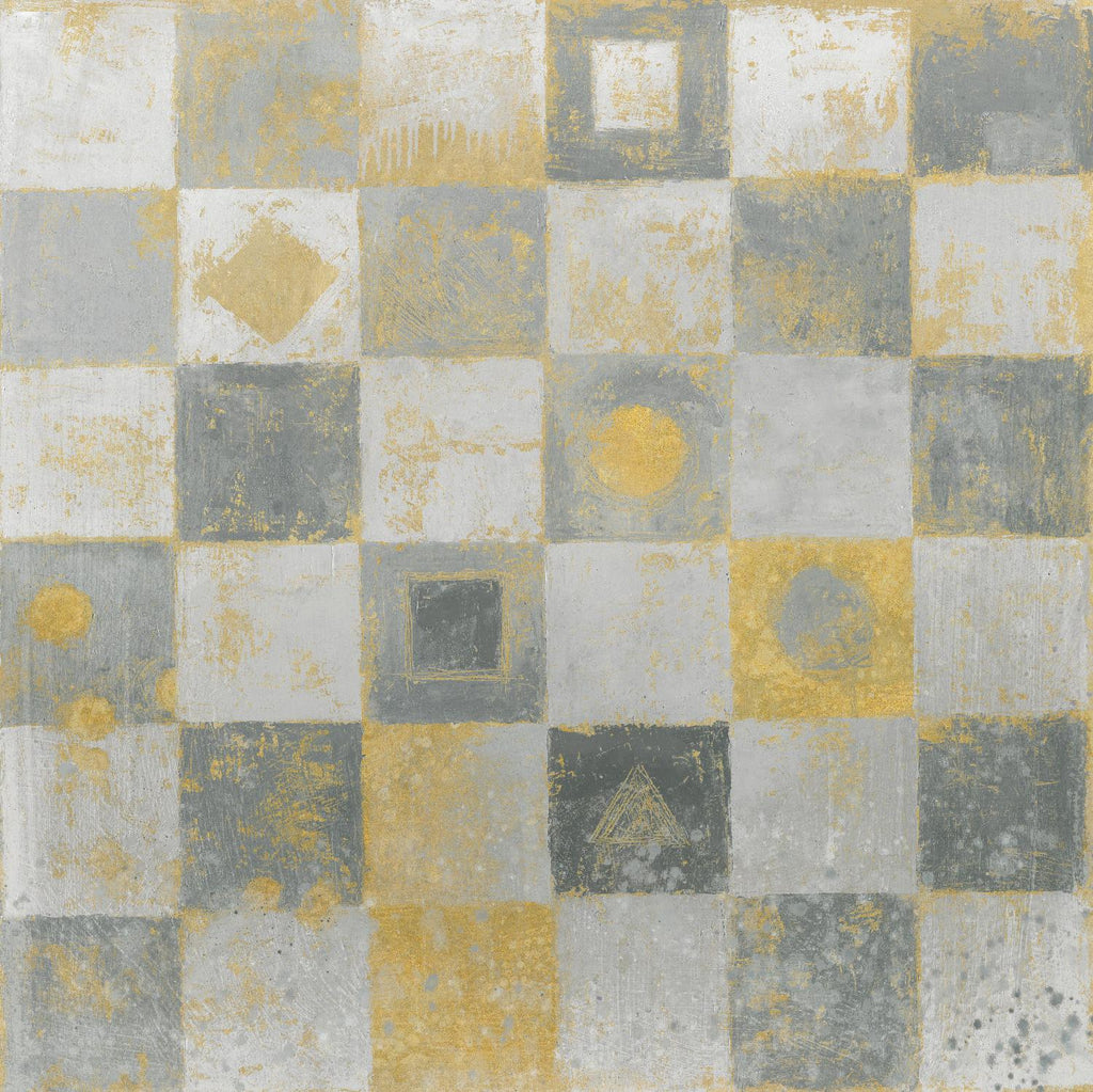 Neutrality Abstract Gold par James Wiens sur GIANT ART - gris abstrait