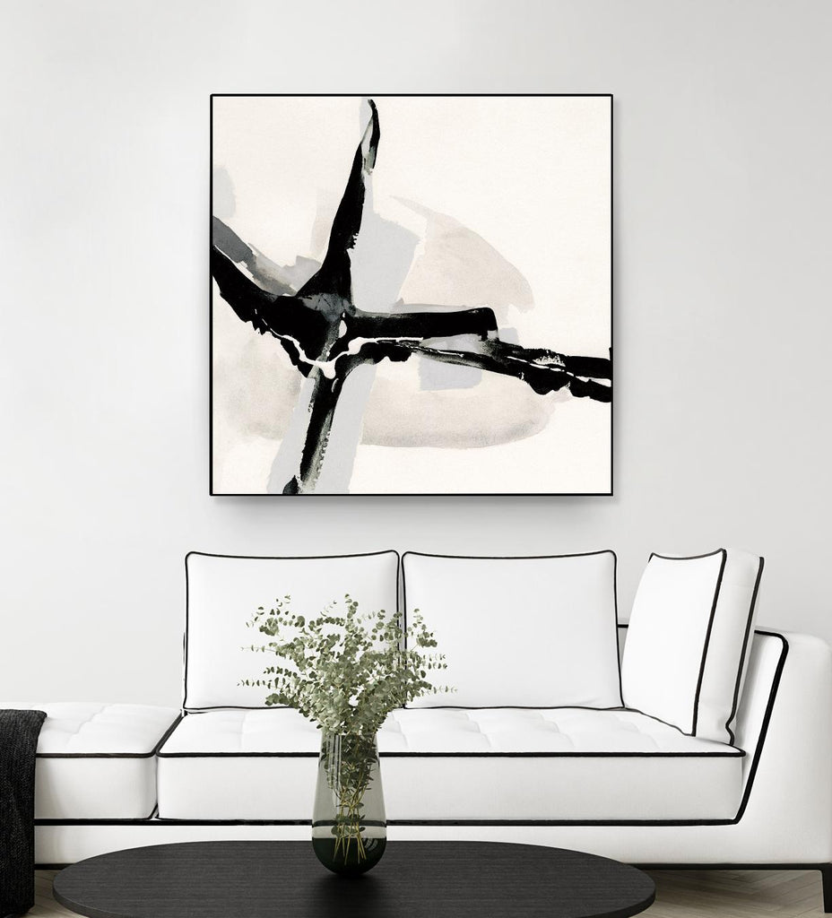 Creamy Neutral I de Chris Paschke sur GIANT ART - abstrait blanc