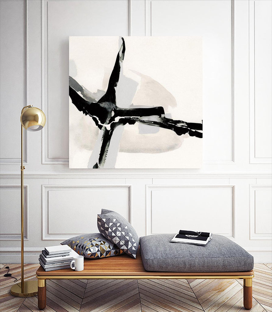 Creamy Neutral I de Chris Paschke sur GIANT ART - abstrait blanc