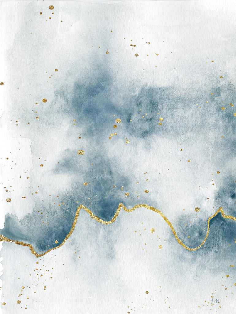 Flow with Gold II par Laura Marshall sur GIANT ART - multi abstraites