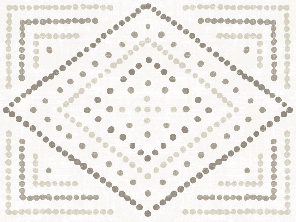 Daisy Dots Tile II Neutral par Wild Apple sur GIANT ART - multi abstraites