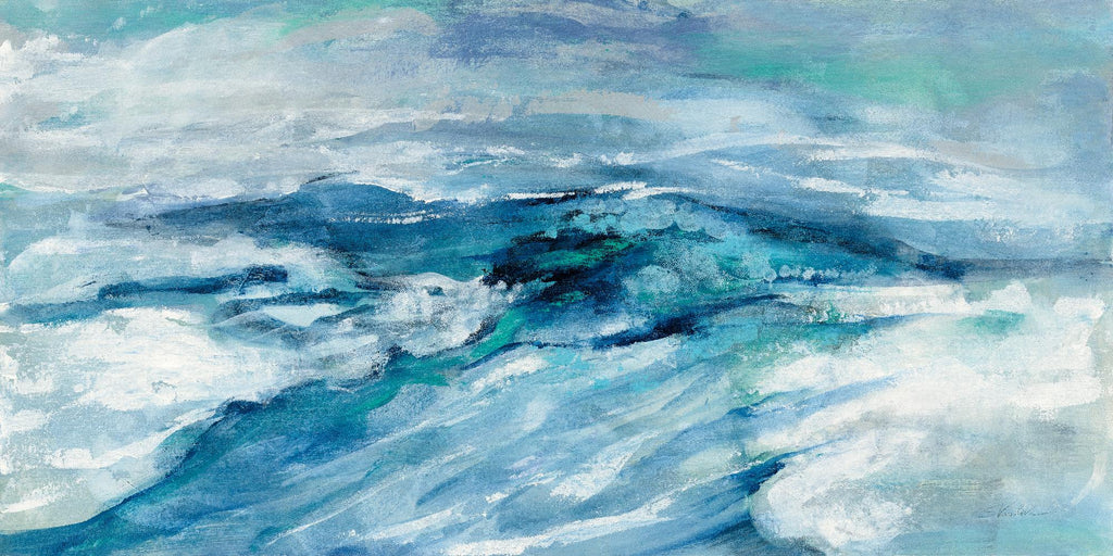 Paysage marin de l'Archipel par Silvia Vassileva sur GIANT ART - multi abstraites