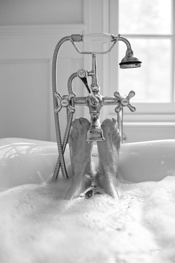 Bubble Bath I by Aledanda on GIANT ART - multi bath & laundry bath
