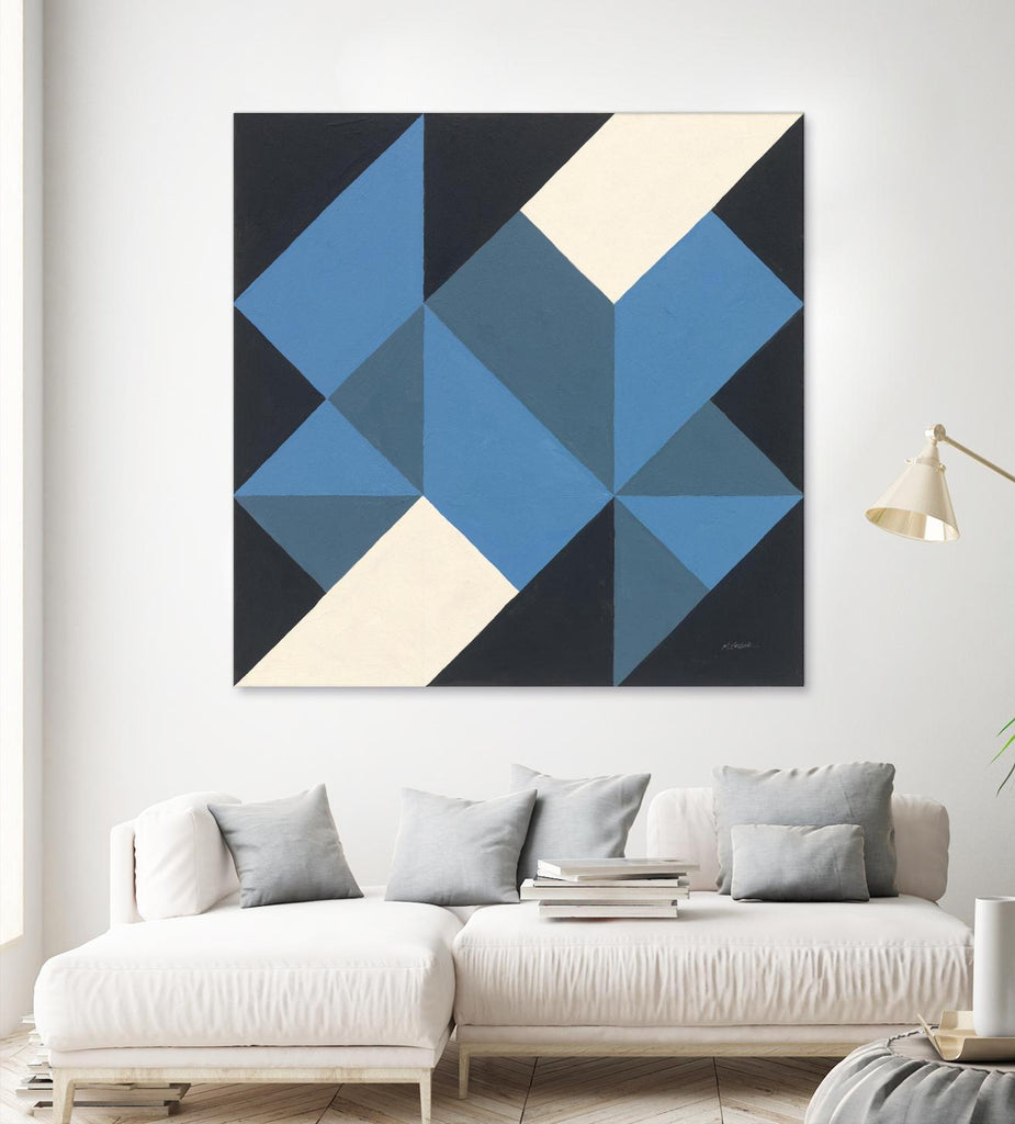 Triangles I par Mike Schick sur GIANT ART - art abstrait