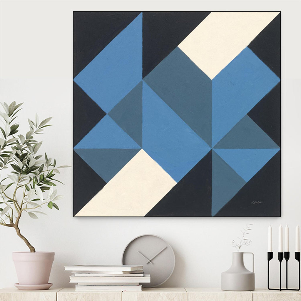 Triangles I par Mike Schick sur GIANT ART - art abstrait
