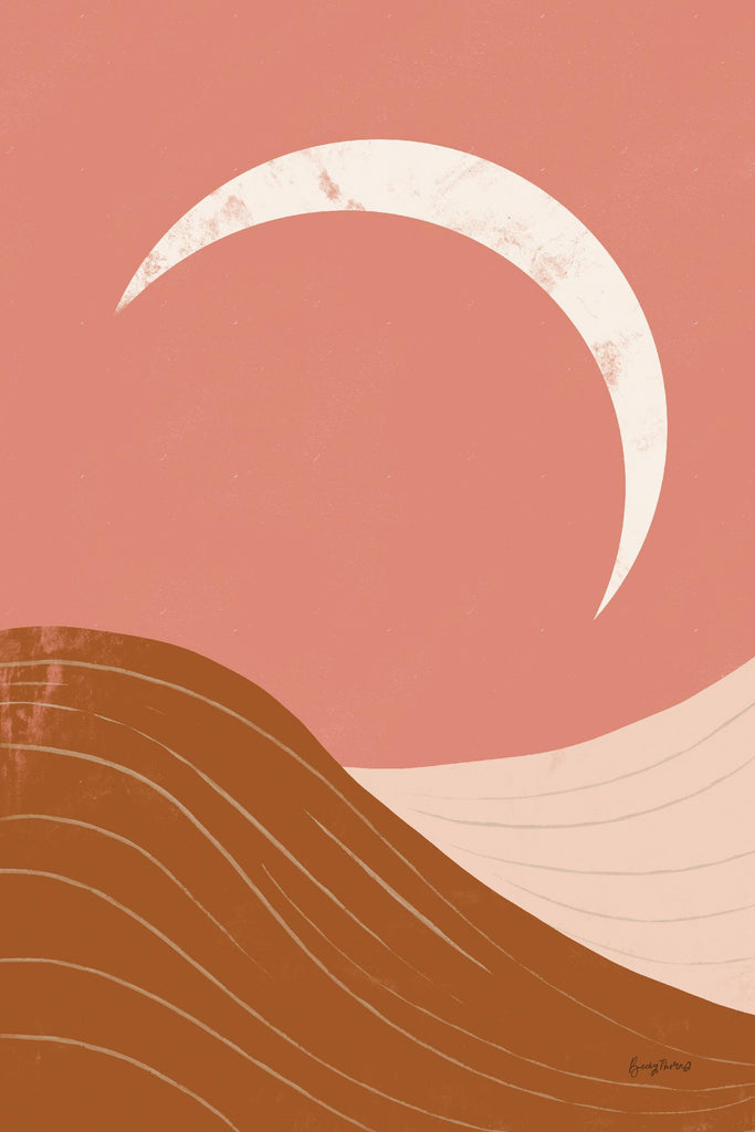 Lever de soleil dans le désert II par Becky Thorns sur GIANT ART - abstrait
