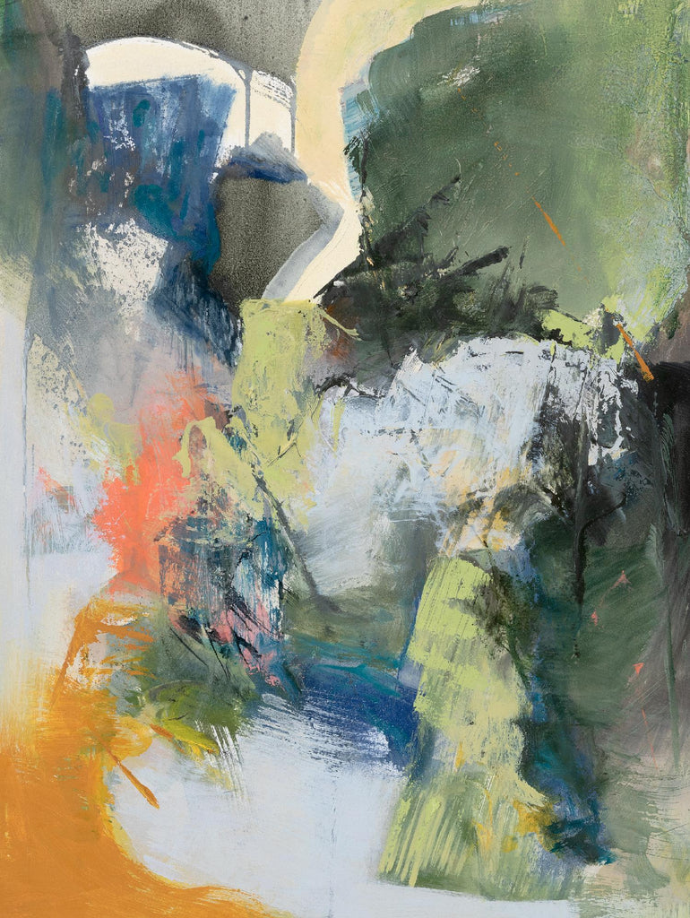 Asi Empieza d'Emilia Arana sur GIANT ART - abstractions multicolores, contemporain