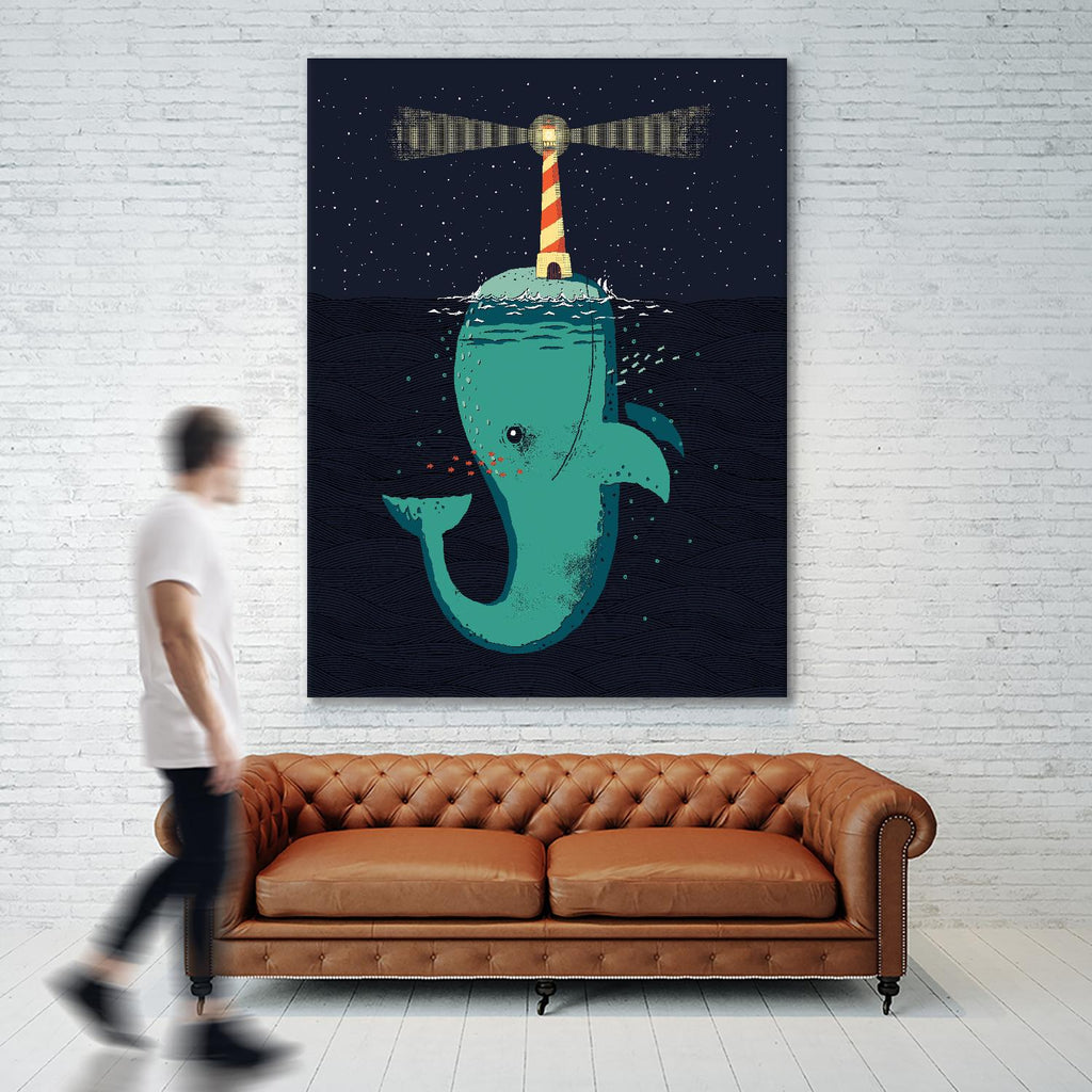 King of The Narwhals by Michael Buxton on GIANT ART - multicolor urban/pop surrealism; animals; children