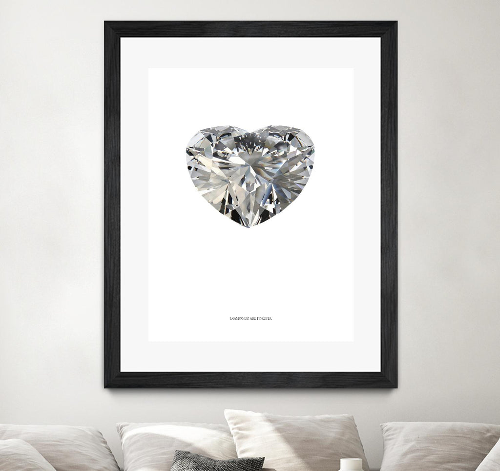 Diamonds are Forever I by TypeLike on GIANT ART - multicolor floral/still life; novelty