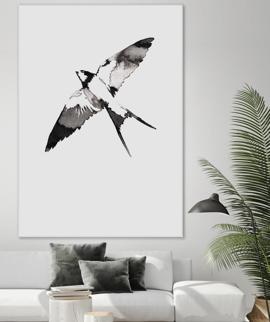Oiseau volant III par Incado sur GIANT ART - animaux multicolores
