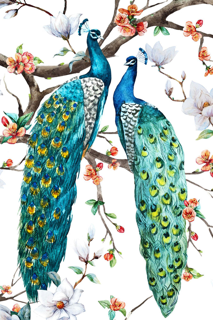 Oiseaux du Paradis I par Incado sur GIANT ART - animaux multicolores