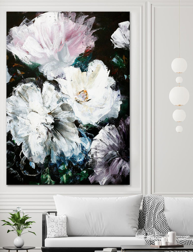 Fleurs aux teintes douces par Design Fabrikken sur GIANT ART - multi floral/still life, fleurs