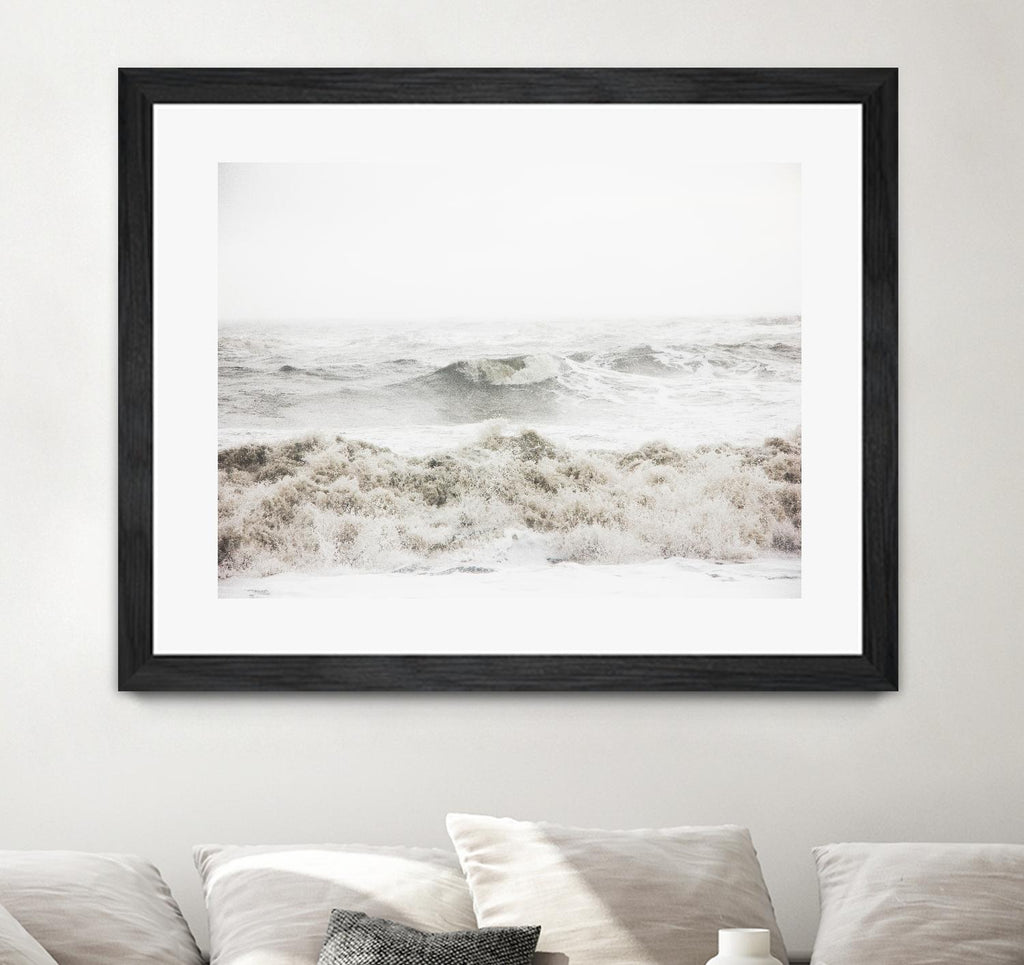 Breaking Waves par Design Fabrikken sur GIANT ART - littoral blanc, paysages, photographie, océan, vagues