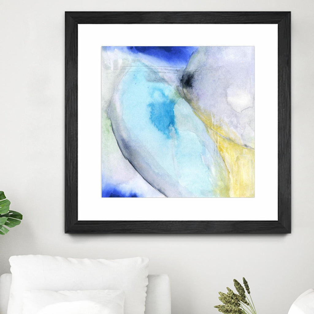 Of the Brighter Cold Moon by Michelle Oppenheimer on GIANT ART - multicolor abstracts; contemporary