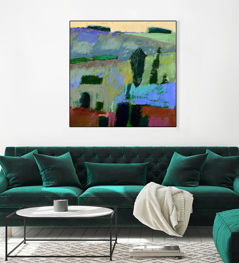 From What I Heard by Jane Schmidt on GIANT ART - multicolor contemporary; landscapes