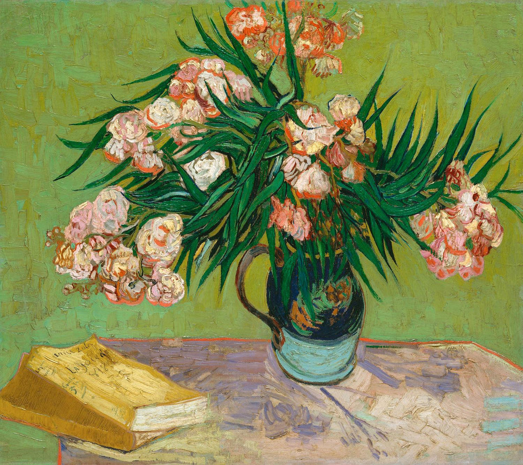 Lauriers-roses, 1888 par Vincent Van Gogh sur GIANT ART - multi floral/still life, musée, fleurs, post-impressionnisme