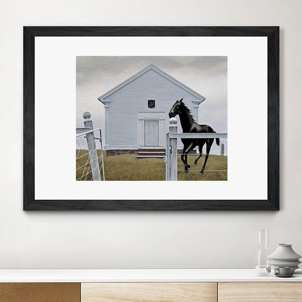 Church and Horse, 1964 by Alex Colville on GIANT ART - masters